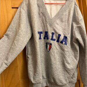 NWT Italian women’s sweatshirt grey